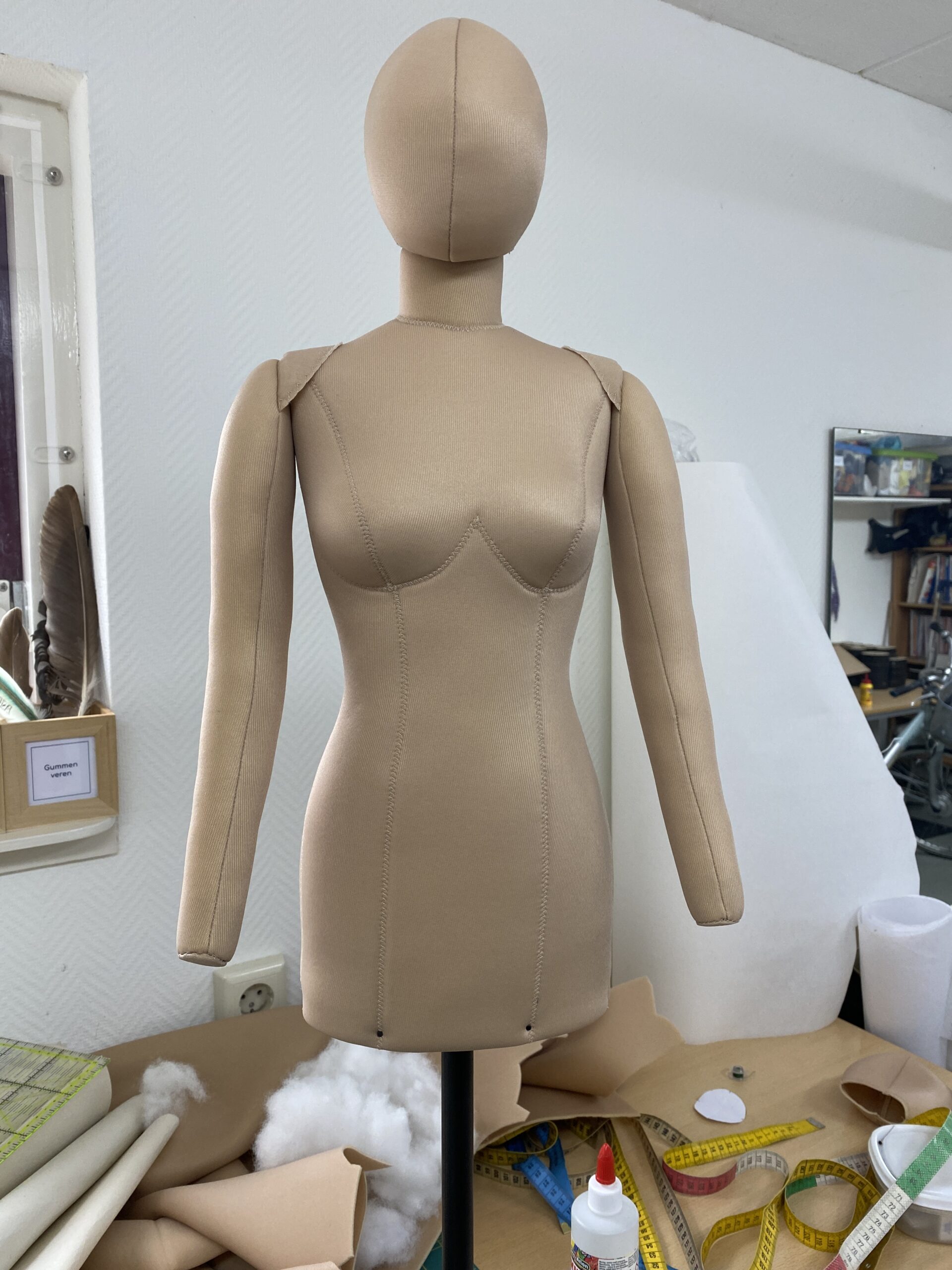 Workshop paspop op halve schaal maken